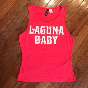 Laguna baby pink tank top